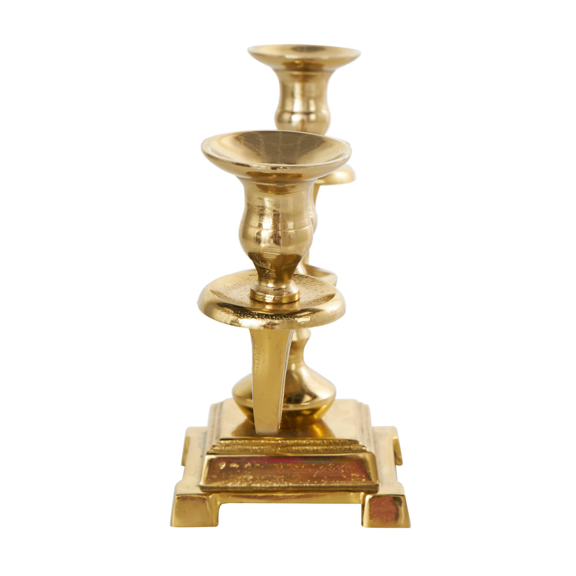 Aluminum Scrolled Candelabra